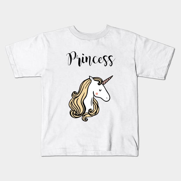 Princess Palalula Women Is Unicorn Birtday Unicorn Horse Kids T-Shirt by huepham613